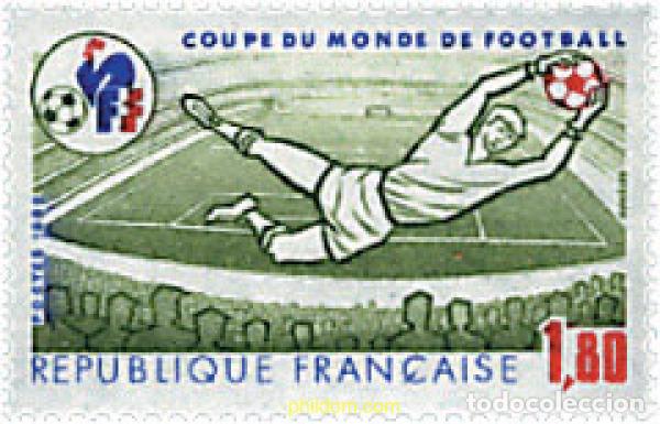 Sellos: 65791 MNH FRANCIA 1982 COPA DEL MUNDO DE FUTBOL. ESPA&Ntilde;A-82