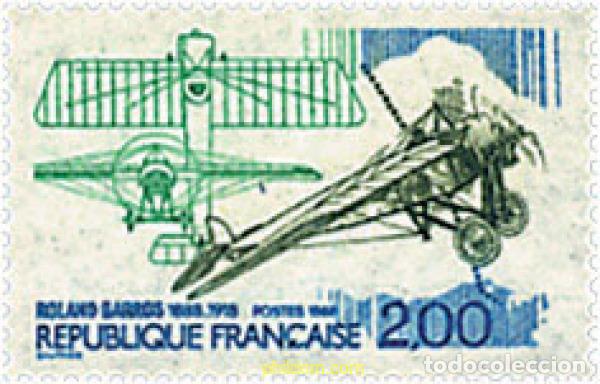 Sellos: 65851 MNH FRANCIA 1988 CENTENARIO DEL NACIMIENTO DE ROLAND GARROS.