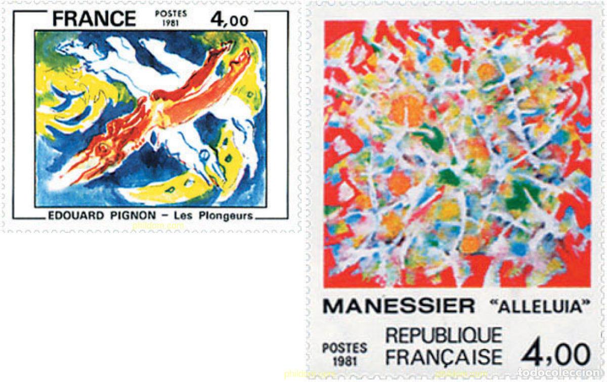 Sellos: 65786 MNH FRANCIA 1981 OBRAS DE ARTE