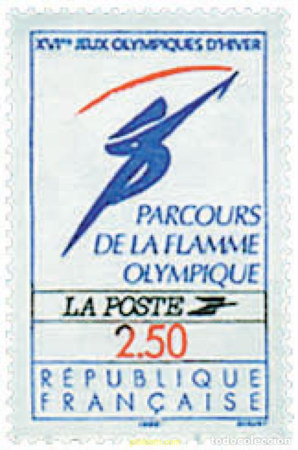 Sellos: 70767 MNH FRANCIA 1991 16 JUEGOS OLIMPICOS INVIERNO ALBERTVILLE 1992