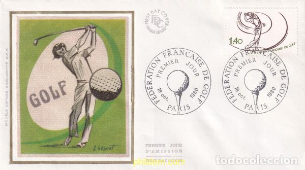 Sellos: 376223 MNH FRANCIA 1980 FEDERACION FRANCESA DE GOLF