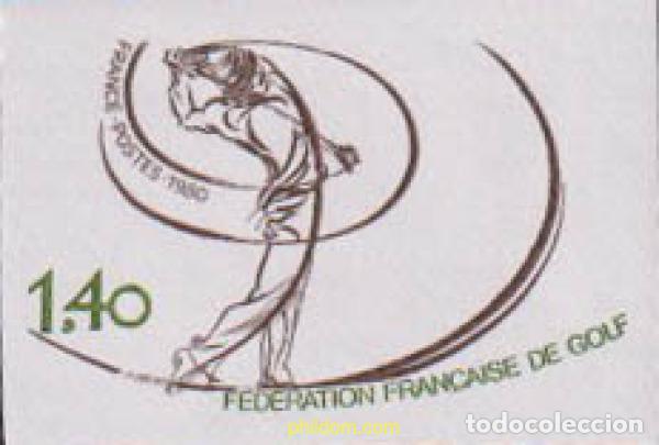 Sellos: 626414 MNH FRANCIA 1980 FEDERACION FRANCESA DE GOLF