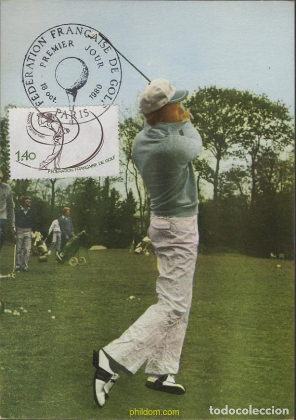 Sellos: 637589 MNH FRANCIA 1980 FEDERACION FRANCESA DE GOLF