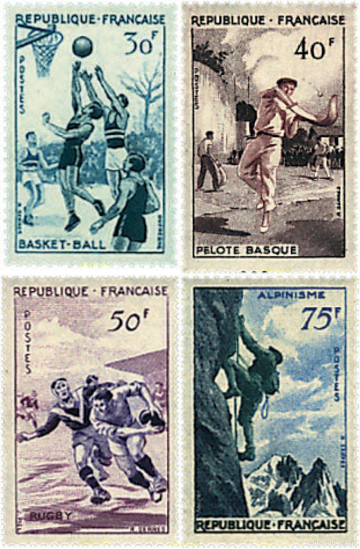 Sellos: 70696 MNH FRANCIA 1956 DEPORTES