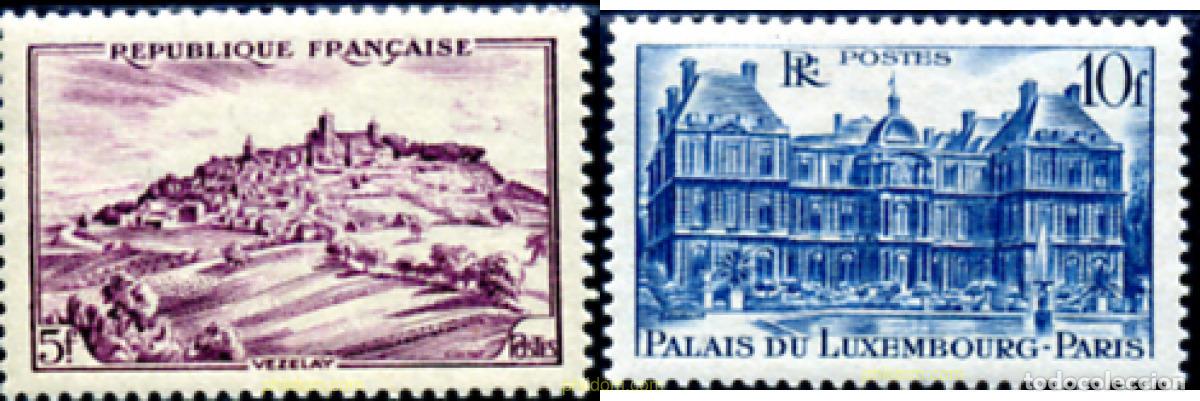 Timbres: 352549 HINGED FRANCIA 1946 MONUMENTOS