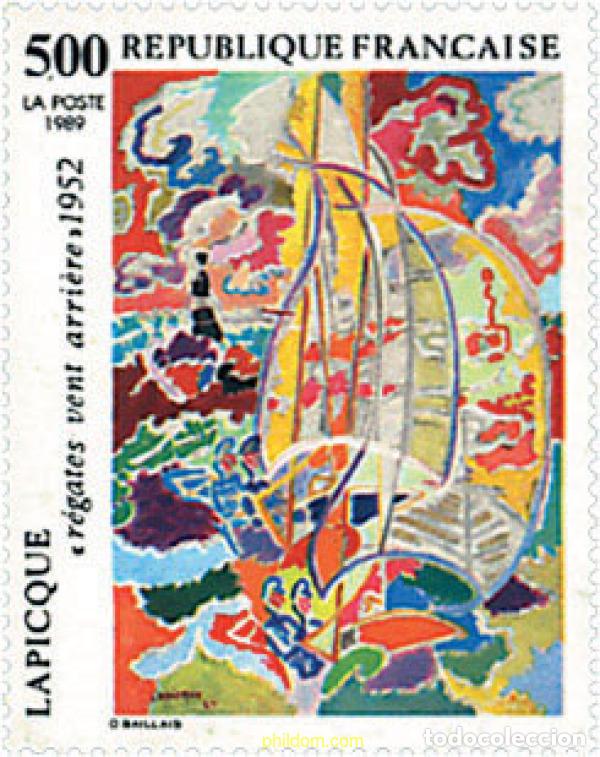 Sellos: 65866 MNH FRANCIA 1989 OBRA DE ARTE