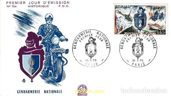 Sellos: 602642 MNH FRANCIA 1970 GENDARMERIA NACIONAL