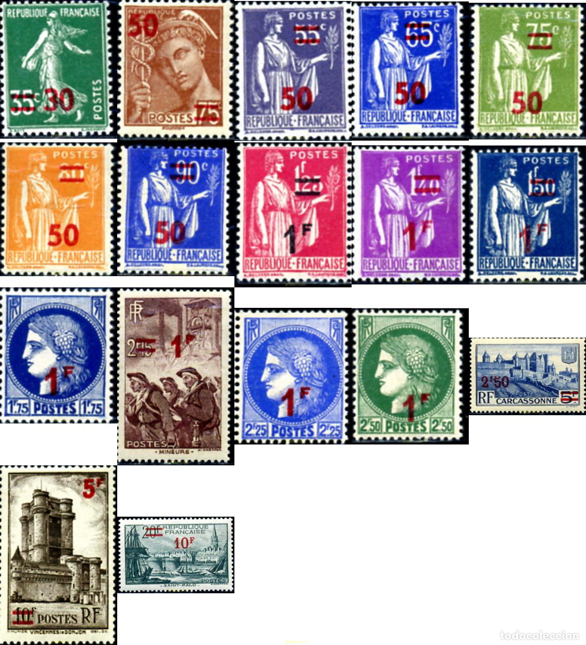 Sellos: 342369 HINGED FRANCIA 1940 SEMBRADORA