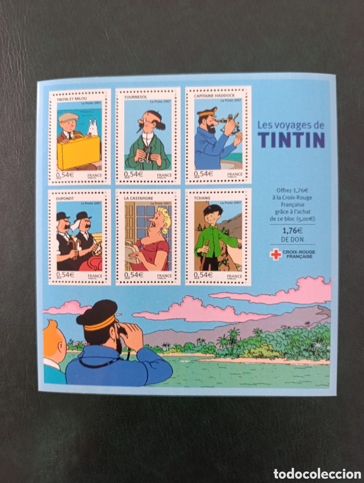 Sellos: TINTIN SELLOS - HOJA FRANCIA