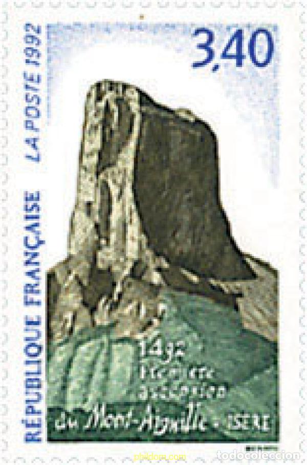 Sellos: 65879 MNH FRANCIA 1992 500 ANIVERSARIO DE LA ESCALADA DEL MONT AIGUILLE