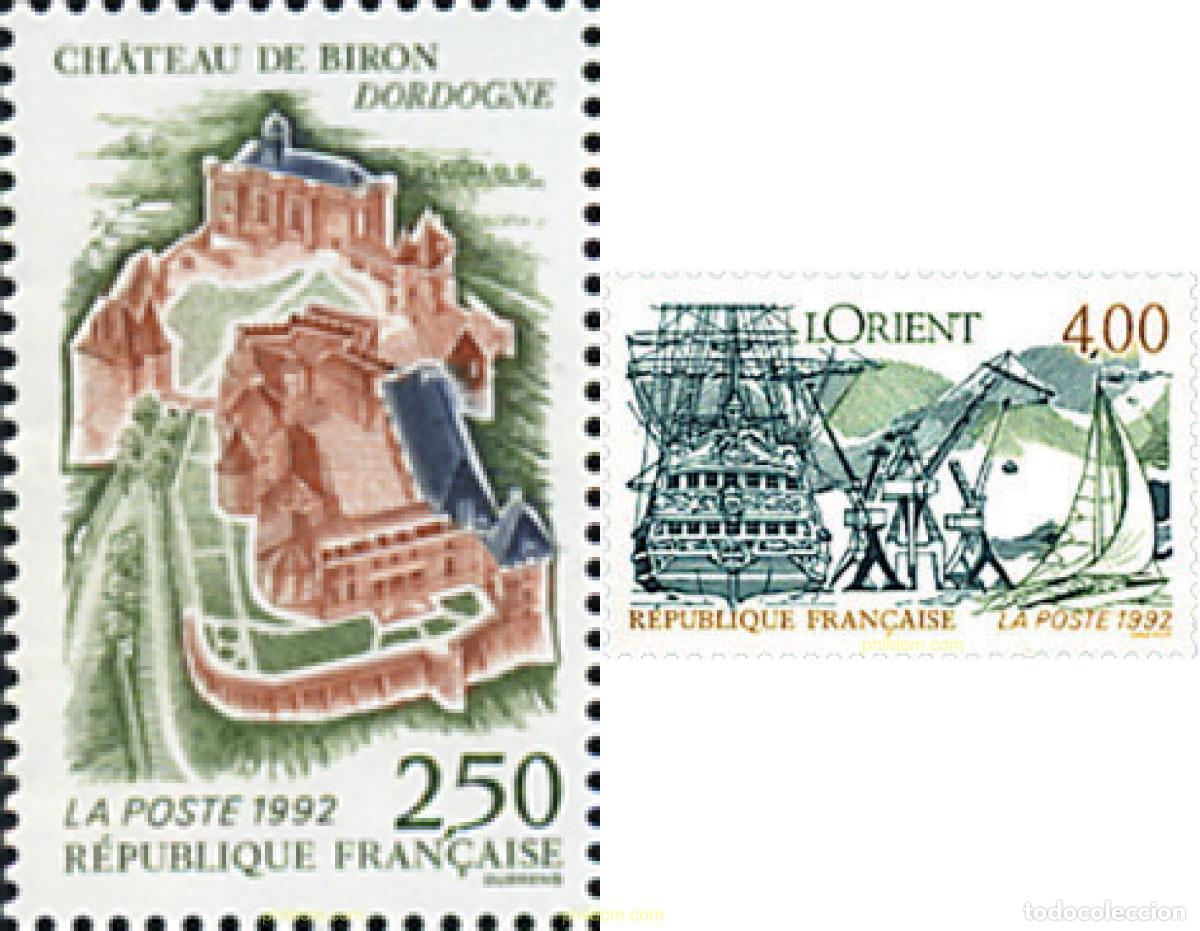 Sellos: 327320 MNH FRANCIA 1992 TURISMO