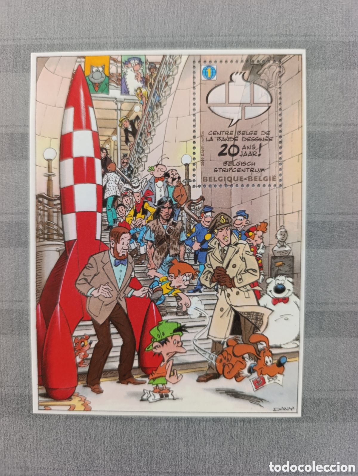 Sellos: TINTIN SELLOS - HOJA BELGICA