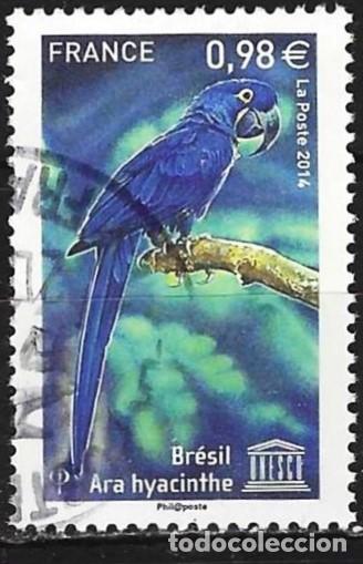 Sellos: Francia 2014 - Mi U 74 - YT S 162 - Servicio : Ave Loro