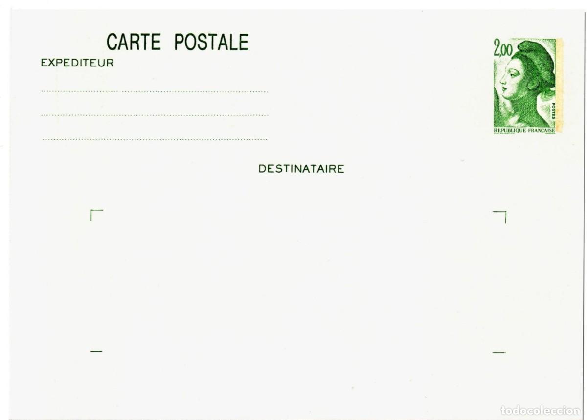 Francobolli: ENTERO POSTAL** DE FRANCIA , MARIANNE LIBERT&Eacute; DE GANDON