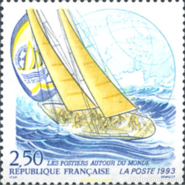Sellos: 65883 MNH FRANCIA 1993 REGATA ALREDEDOR DEL MUNDO