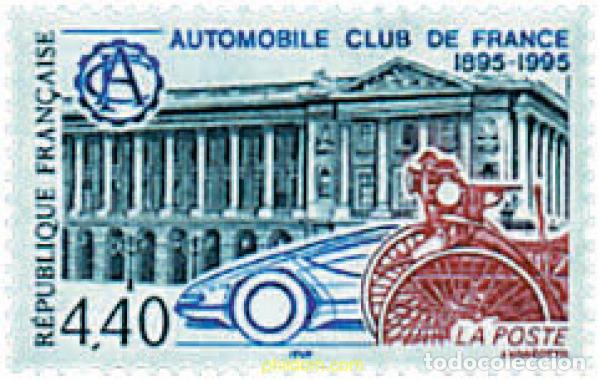 Sellos: 41107 MNH FRANCIA 1995 CENTENARIO DEL AUTOMOVIL CLUB DE FRANCIA