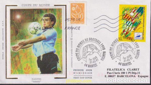 Sellos: 618214 MNH FRANCIA 1997 COPA DEL MUNDO DE FUTBOL. FRANCIA-98