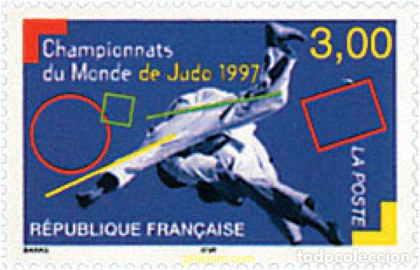 Sellos: 46504 MNH FRANCIA 1997 CAMPEONATOS DEL MUNDO DE JUDO