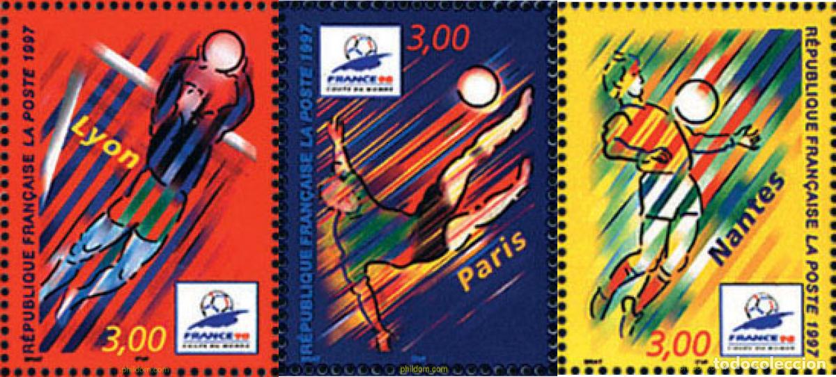Sellos: 660760 MNH FRANCIA 1998 COPA DEL MUNDO DE FUTBOL. FRANCIA-98