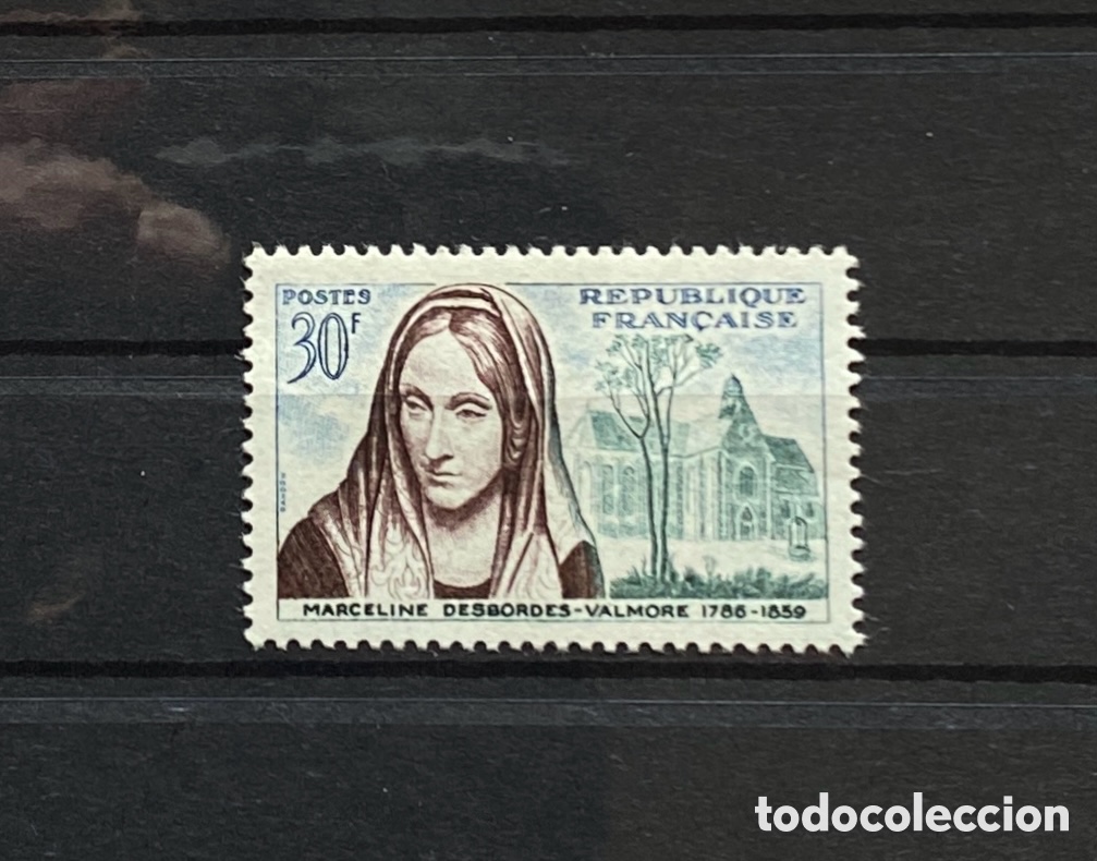 Sellos: Sellos, nuevo, de Francia 1959. Yvert 1214 Mujer Personajes