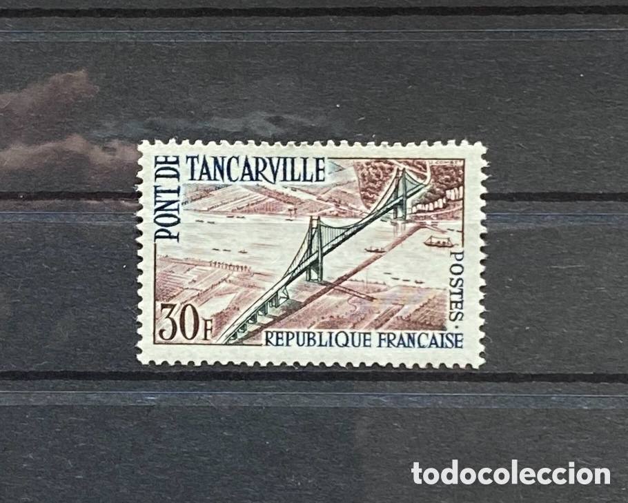 Sellos: Sellos, nuevo, de Francia 1959. Yvert 1215 Puentes