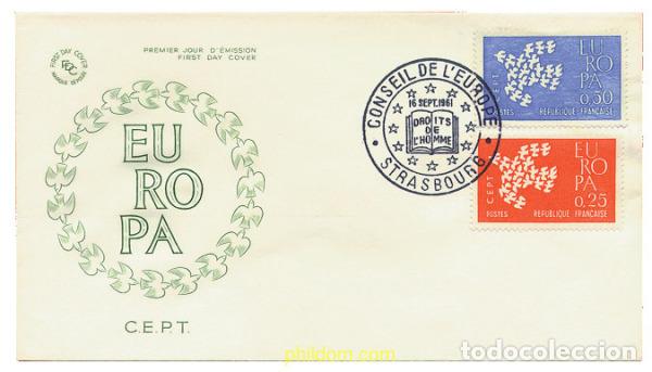 Sellos: 23500 MNH FRANCIA 1961 EUROPA CEPT. PALOMA