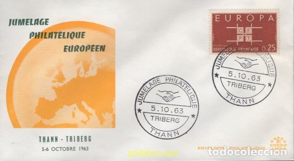 Sellos: 633035 MNH FRANCIA 1963 EUROPA CEPT. SIGLAS CEPT