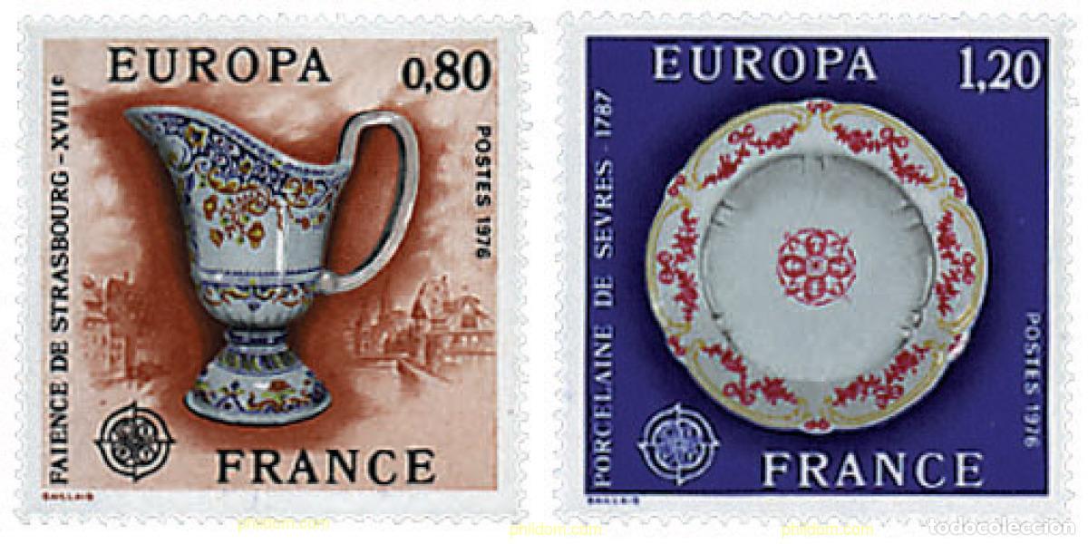 Sellos: 62289 MNH FRANCIA 1976 EUROPA CEPT 1976 - ARTESANIA