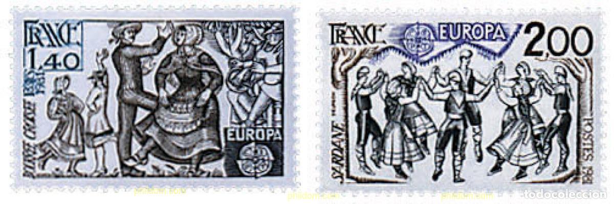Sellos: 62451 MNH FRANCIA 1981 EUROPA CEPT. FOLCLORE