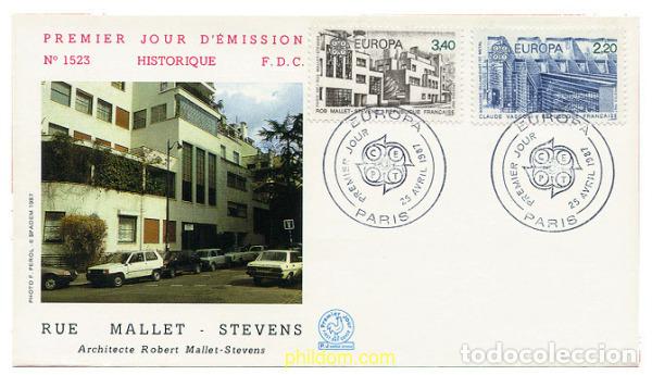 Sellos: 24114 MNH FRANCIA 1987 EUROPA CEPT. ARQUITECTURA MODERNA