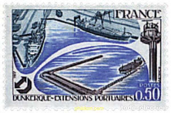Sellos: 61049 MNH FRANCIA 1977 EL PUERTO DE DUNKERQUE