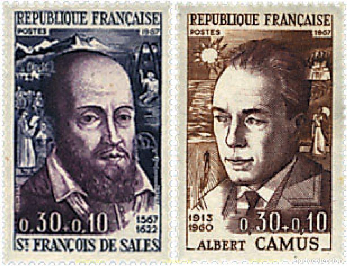 Sellos: 688974 MNH FRANCIA 1967 PERSONAJES CELEBRES