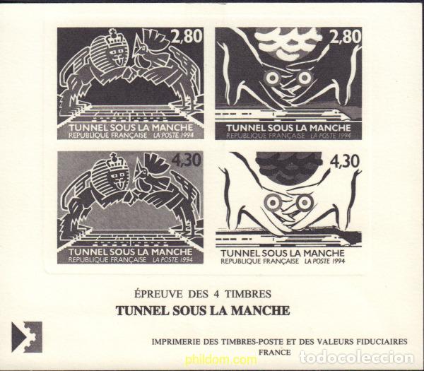 Sellos: 582715 MNH FRANCIA 1994 INAUGURACION DEL TUNEL DEL CANAL DE LA MANCHA