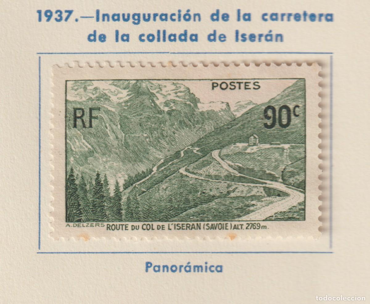 Sellos: France 1937 - Yvert 358 mh* con se&ntilde;al de charnela