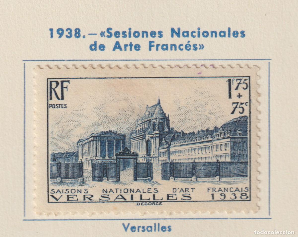 Sellos: France 1938-39 - Yvert 379 mh* con se&ntilde;al de charnela