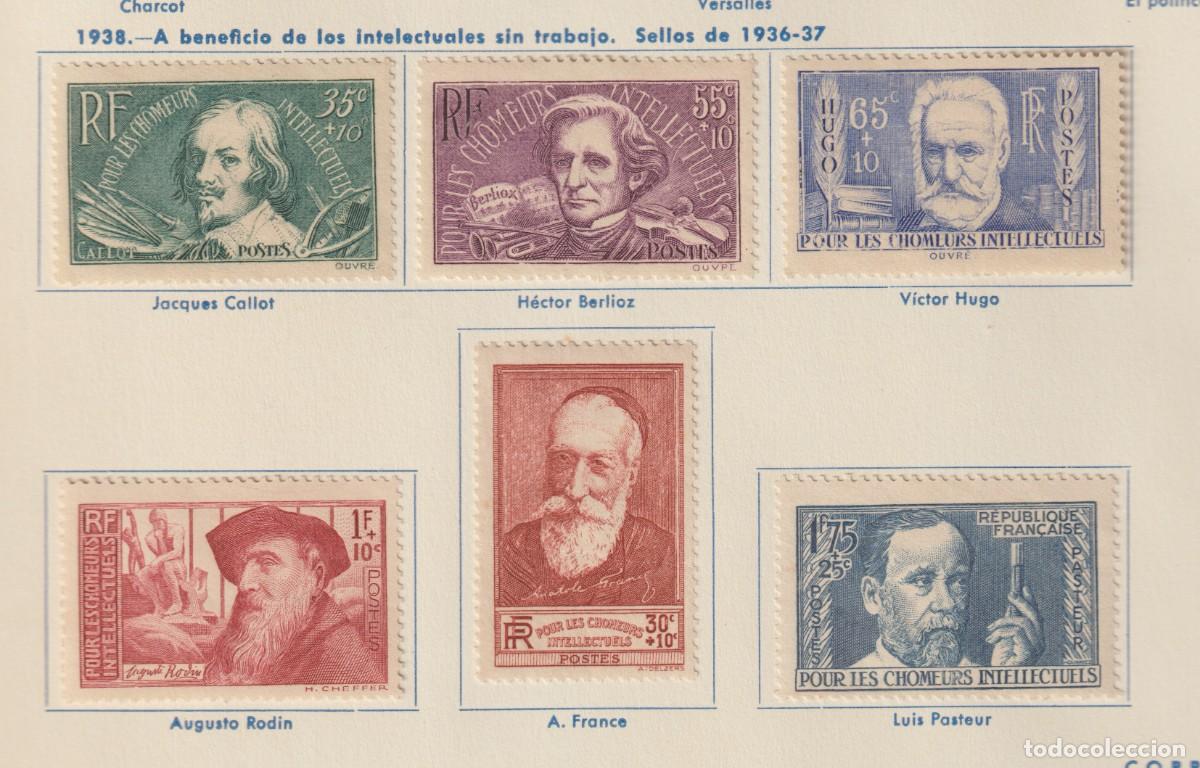 Sellos: France 1938-39 - Yvert 379 mh* con se&ntilde;al de charnela