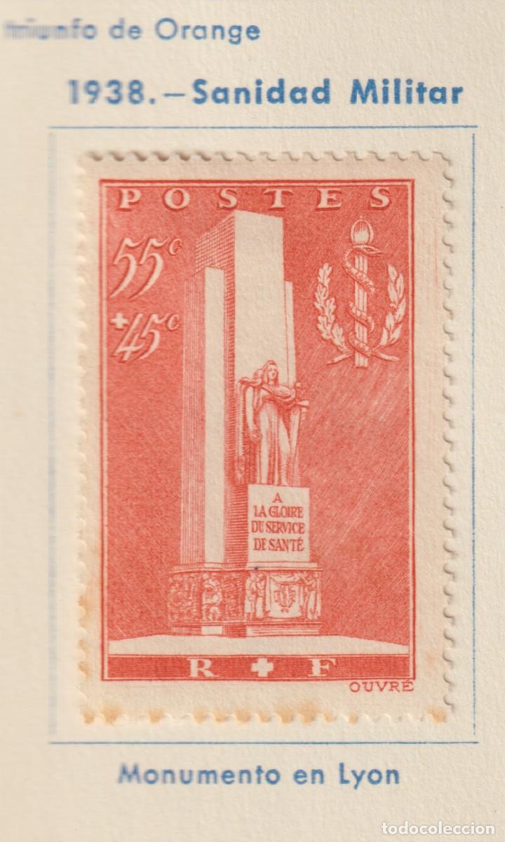 Sellos: France 1938 - Yvert 395 mh* con se&ntilde;al de charnela
