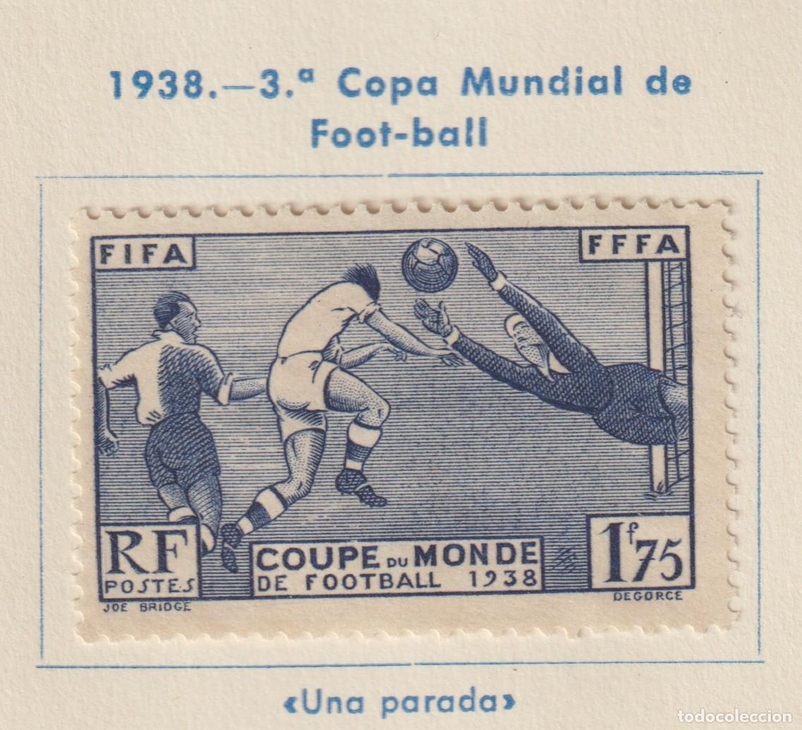 Sellos: France 1938 - Yvert 396 mh* con se&ntilde;al de charnela