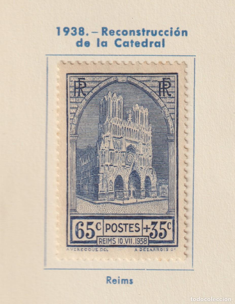 Sellos: France 1938 - Yvert 395 mh* con se&ntilde;al de charnela