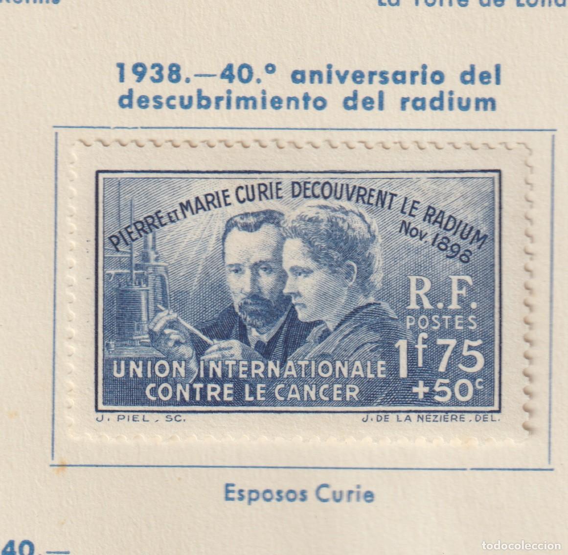 Sellos: France 1938 - Yvert 402 mh* con se&ntilde;al de charnela