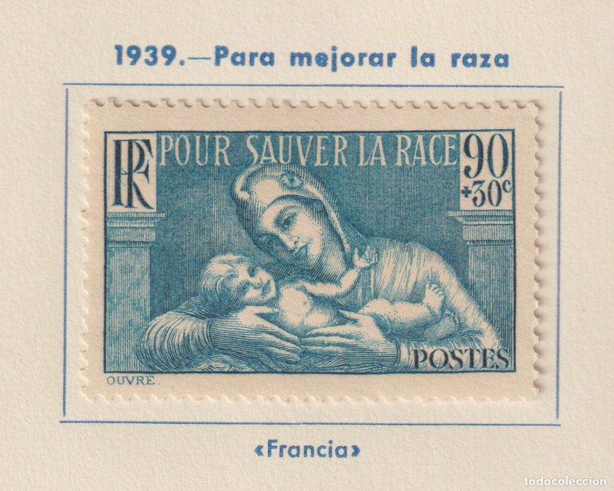 Sellos: France 1939 - Yvert 419 mh* con se&ntilde;al de charnela