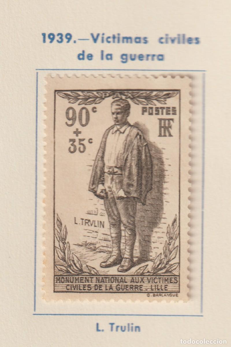 Sellos: France 1939 - Yvert 420 mh* con se&ntilde;al de charnela