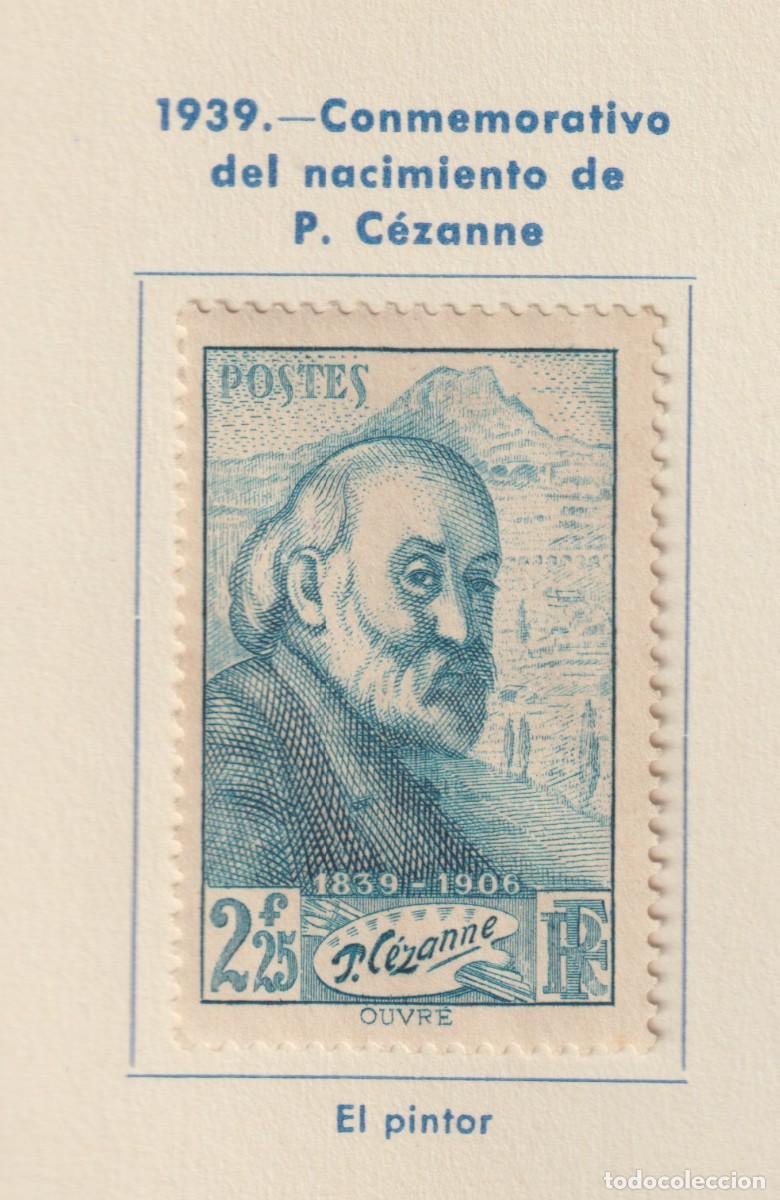 Sellos: France 1939 - Yvert 421 mh* con se&ntilde;al de charnela