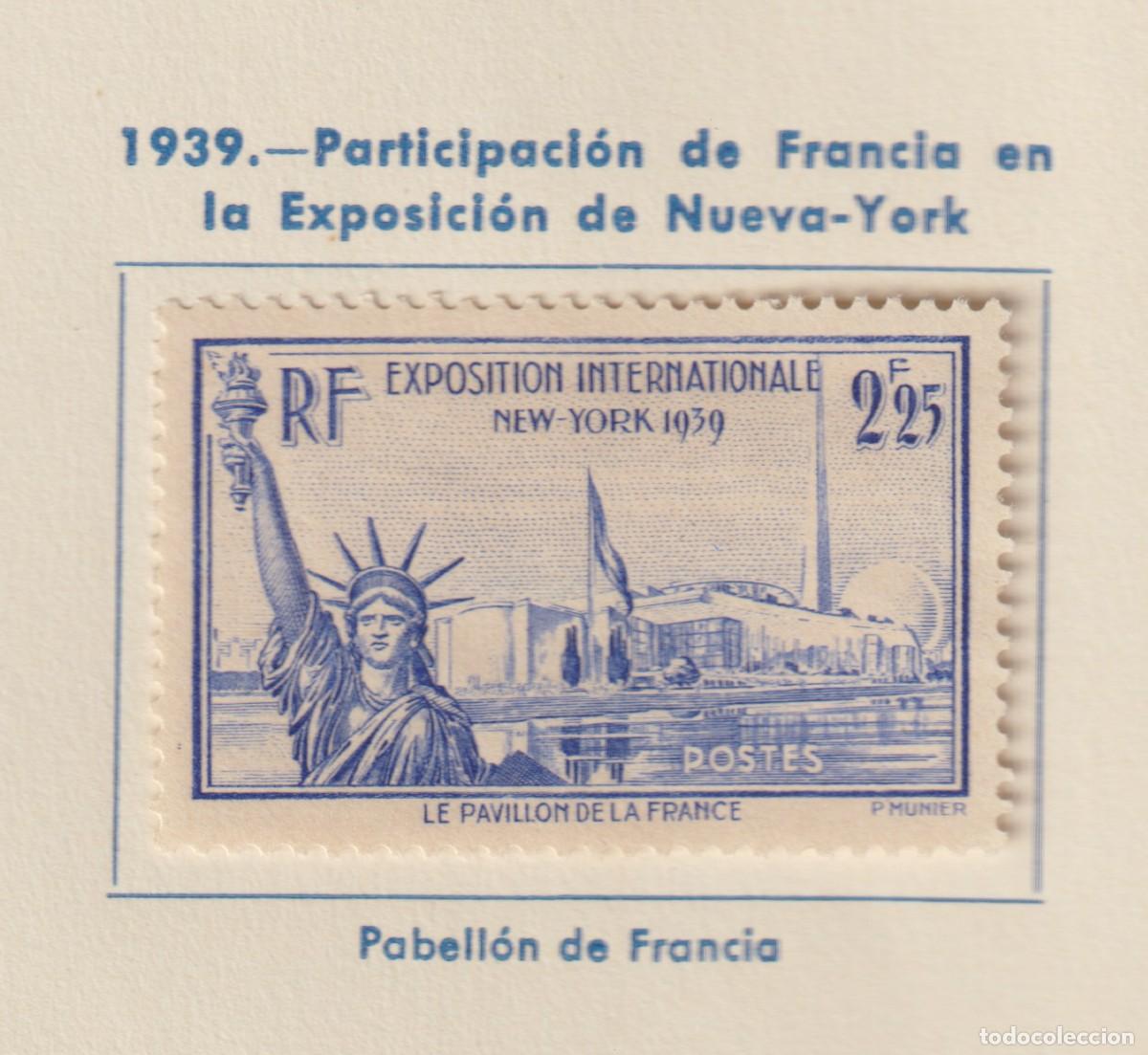 Sellos: France 1939 - Yvert 426 mh* con se&ntilde;al de charnela