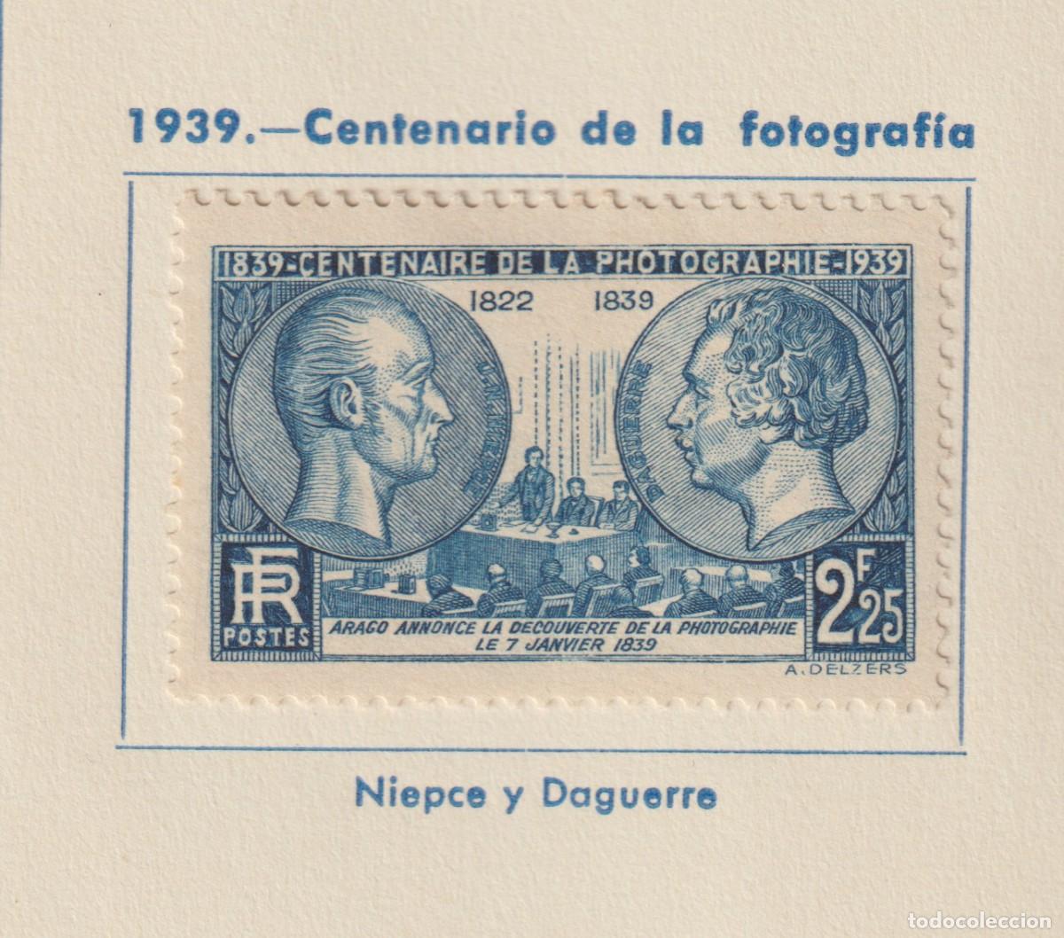 Sellos: France 1939 - Yvert 427 mh* con se&ntilde;al de charnela