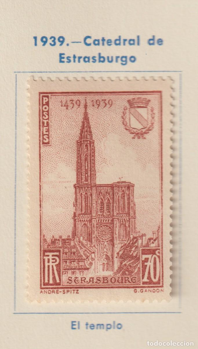 Sellos: France 1939 - Yvert 443 mh* con se&ntilde;al de charnela