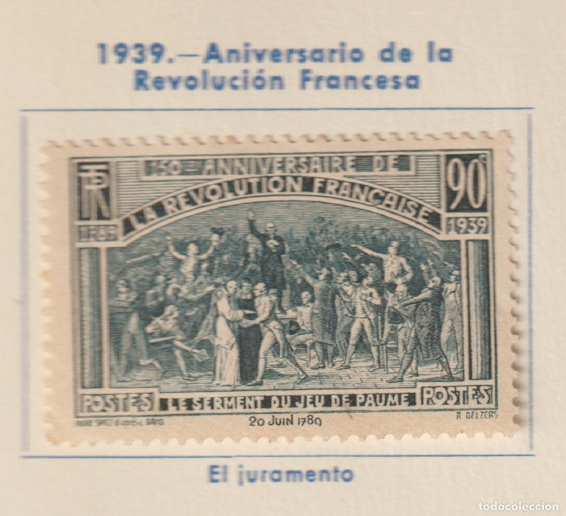 Sellos: France 1939 - Yvert 444 mh* con se&ntilde;al de charnela