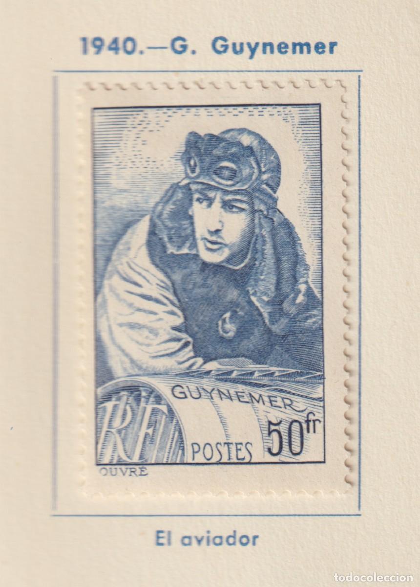 Stamps: France 1940 - Yvert 461 mh* con se&ntilde;al de charnela