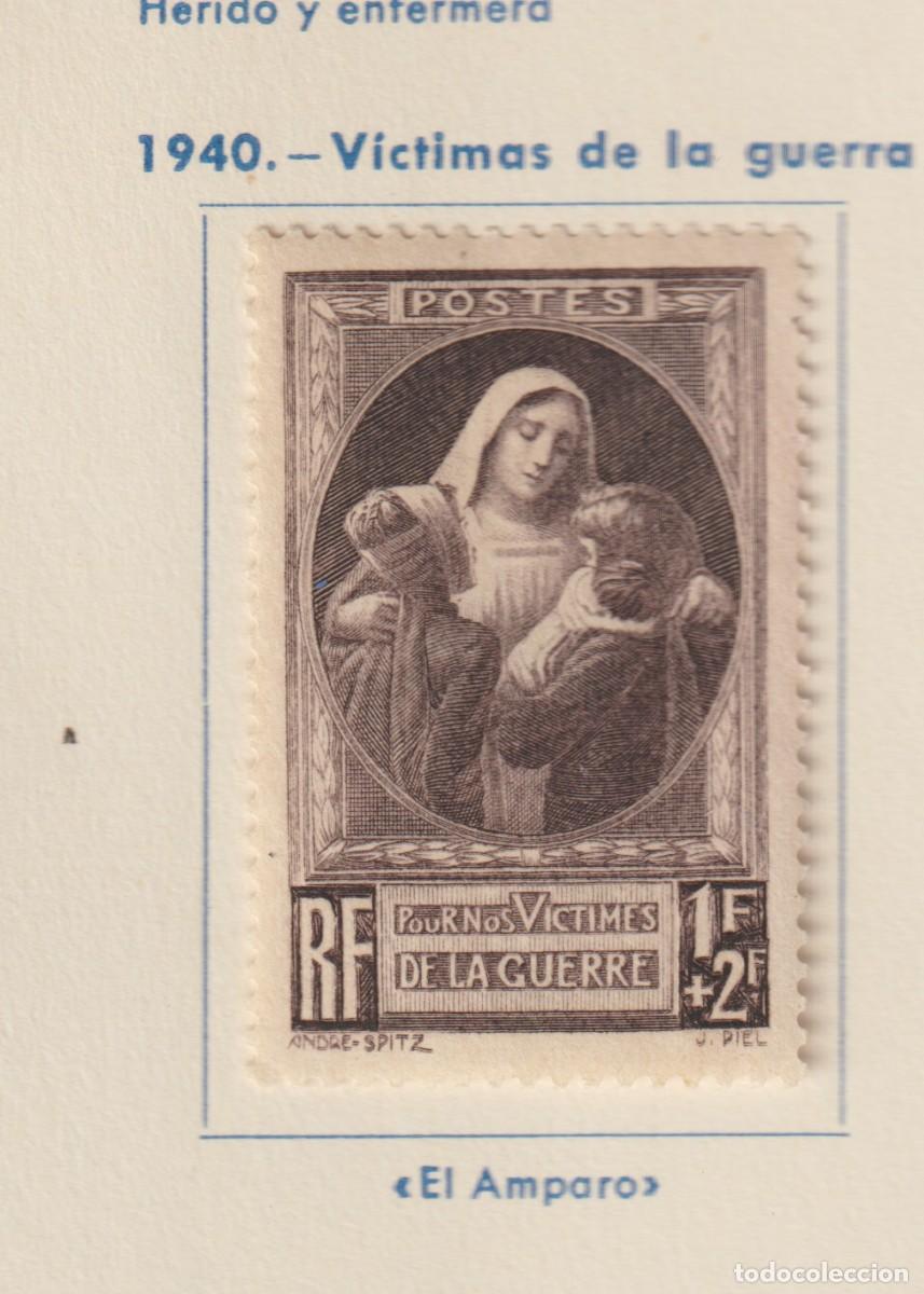 Timbres: France 1940 - Yvert 465 mh* con se&ntilde;al de charnela