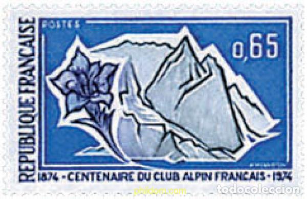Sellos: 98904 MNH FRANCIA 1974 CENTENARIO DEL CLUB ALPINO FRANCES